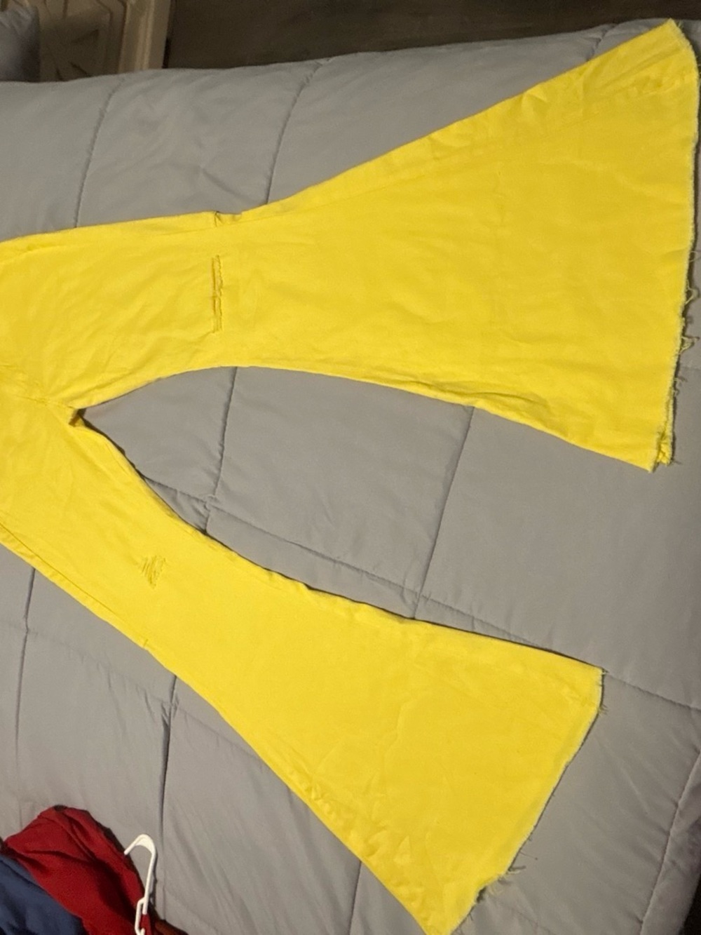Bright Yellow Flared Pants